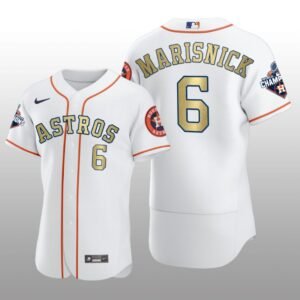 White  2017 World Series Champions Jake Marisnick Houston Astros Jersey