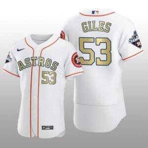 White  2017 World Series Champions Ken Giles Houston Astros Jersey