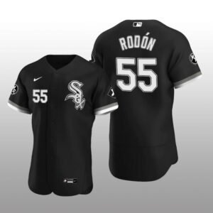 White Sox Carlos Rodon MR Patch Authentic Alternate Black Jersey
