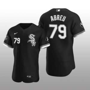 White Sox Jose Abreu MR Patch Authentic Alternate Black Jersey