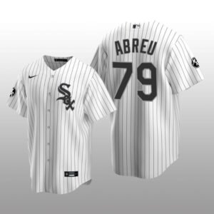 White Sox Jose Abreu MR Patch Replica White Black Jersey