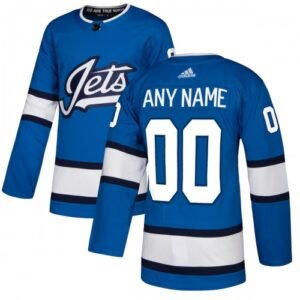 Winnipeg Jets adidas Alternate Authentic Custom Jersey – Blue