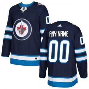 Winnipeg Jets adidas Authentic Custom Jersey – Navy