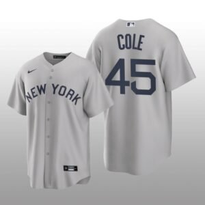 Yankees Gerrit Cole Field of Dreams Replica Gray Jersey