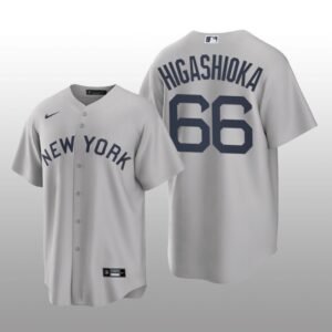 Yankees Kyle Higashioka Field of Dreams Replica Gray Jersey