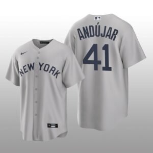 Yankees Miguel Andujar Field of Dreams Replica Gray Jersey