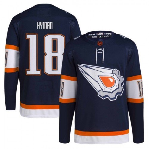 Zach Hyman Edmonton Oilers Navy Reverse Retro 2.0 Player Jersey
