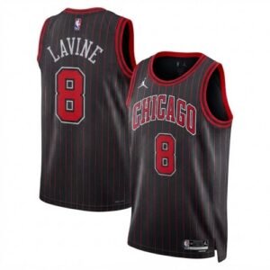 Zach LaVine Chicago Bulls Jordan Brand Unisex Black Swingman Jersey – Statement Edition
