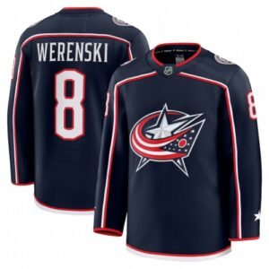 Zach Werenski Columbus Blue Jackets Fanatics Home Premium Jersey – Navy