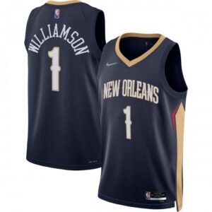 Zion Williamson New Orleans Pelicans Nike Diamond Swingman Jersey – Navy