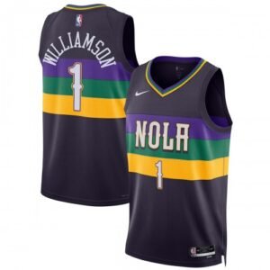 Zion Williamson New Orleans Pelicans Nike Unisex Swingman Jersey – Hardwood Classics – Purple