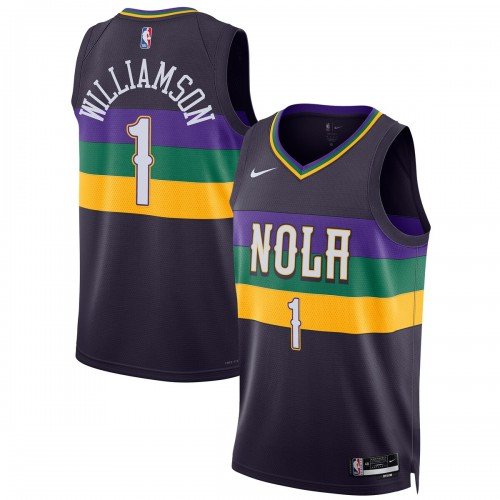 Zion Williamson New Orleans Pelicans Nike Unisex Swingman Jersey – Hardwood Classics – Purple