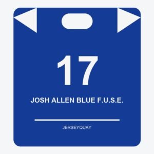 Buffalo Bills #17 Josh Allen Blue F.U.S.E. Stitched Jersey