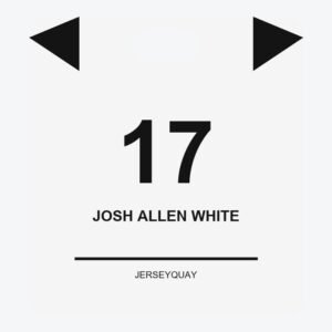 Men’s Buffalo Bills #17 Josh Allen White Limited Stitched Jersey