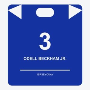 Men’s New York Giants #3 Odell Beckham Jr. Nike Royal Team Game Jersey